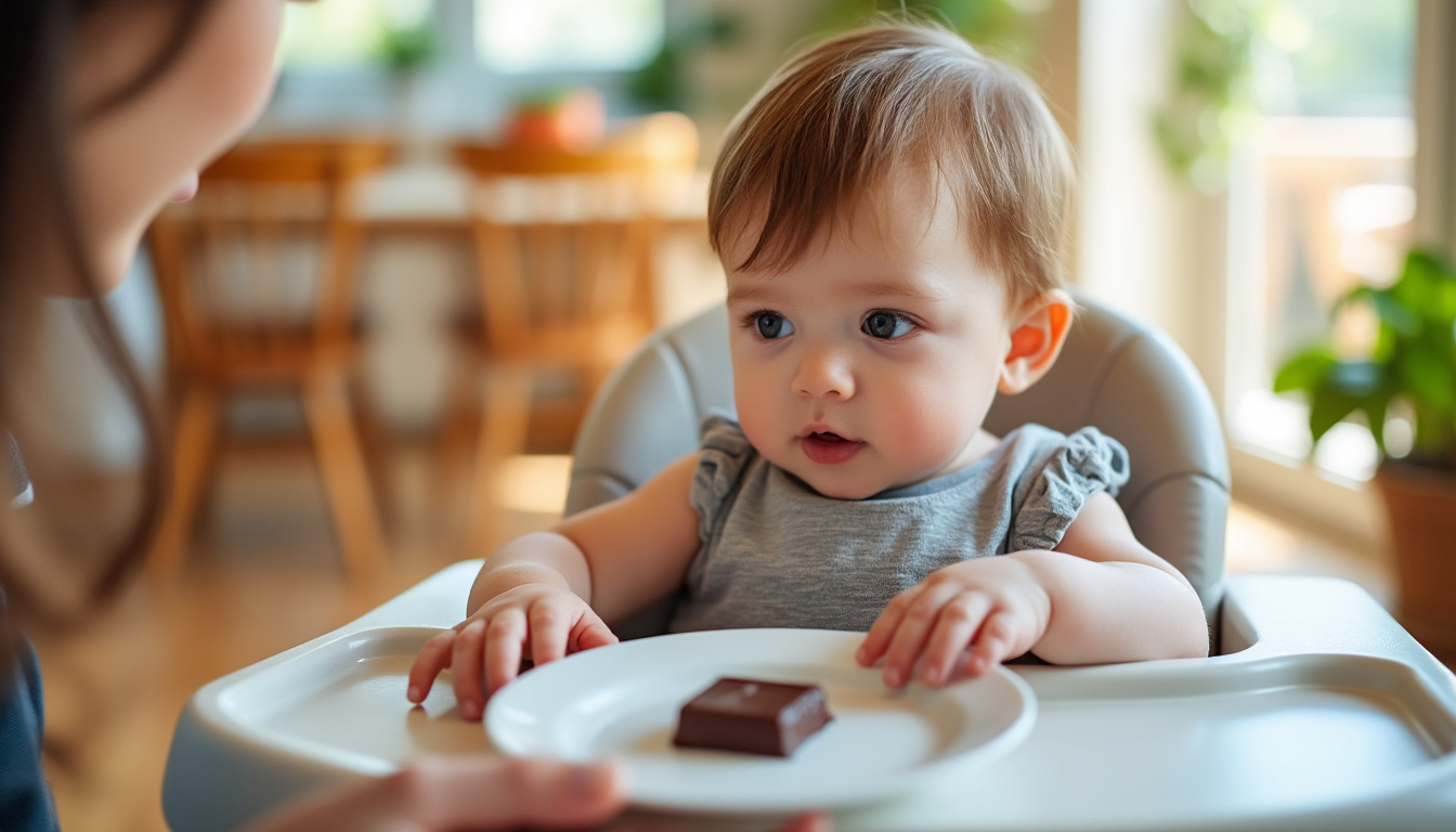Chocolat pour bébé : à quel âge et en quelle quantité ?